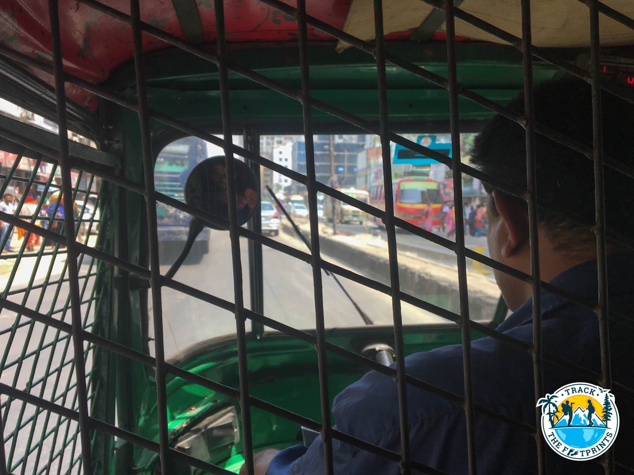 The main way to move in Bangladesh called CNG (Compress Natural Gas)