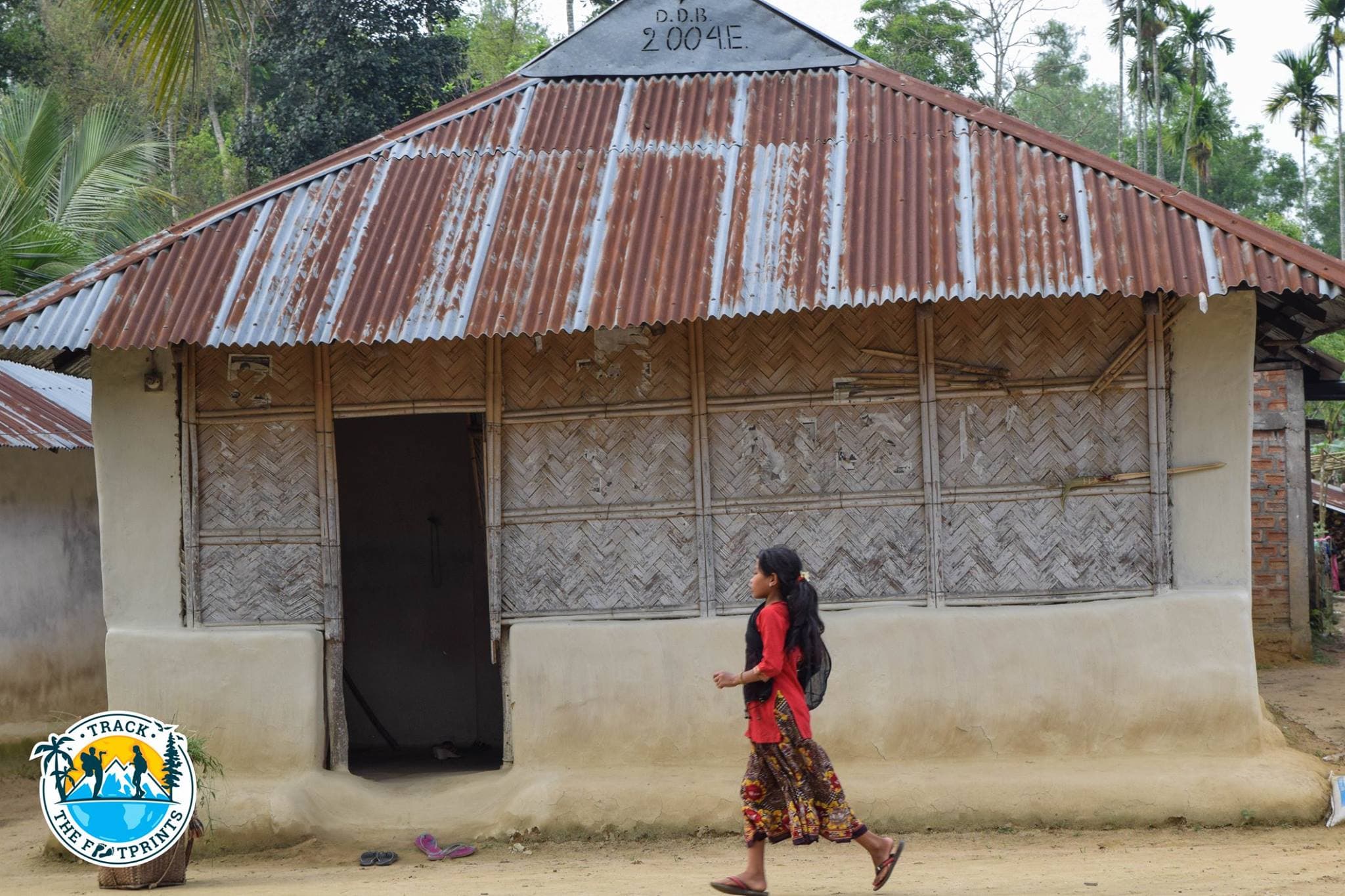 One mud house we saw in a traditional tripura village (not in India!).