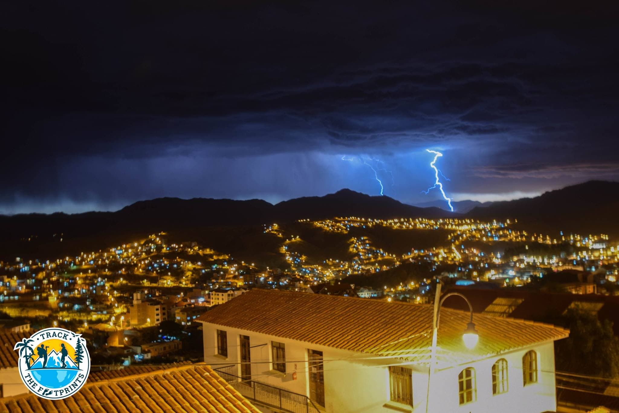 Nice lightning in Sucre, Bolivia
