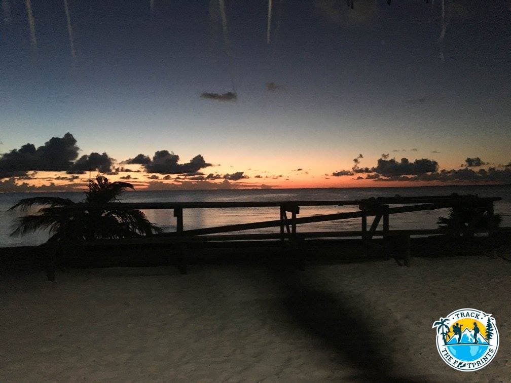 Sunset at Camping Tekopa Village Fakarava