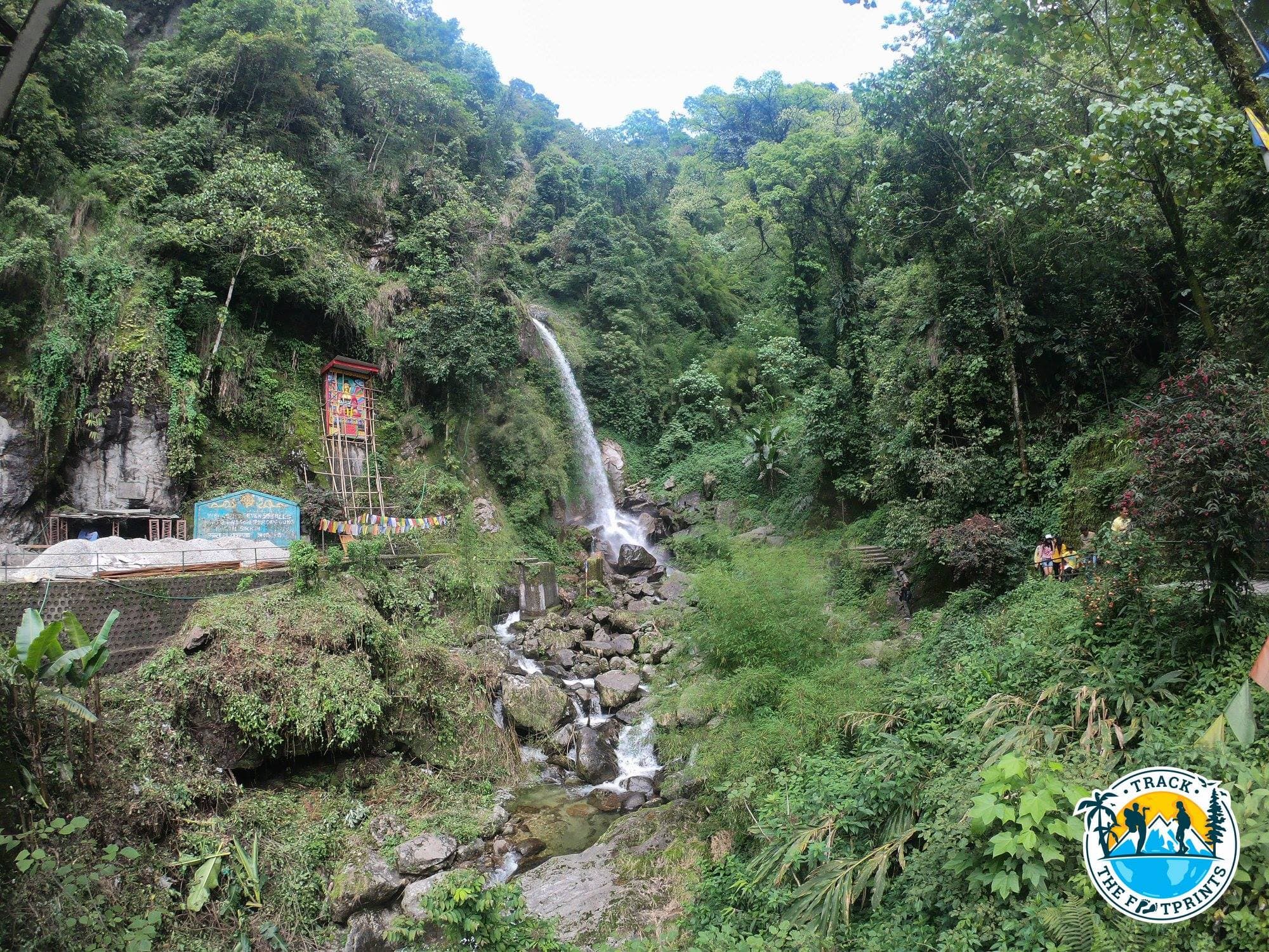 One of the numerous waterfalls in Gangtok, Sikkim