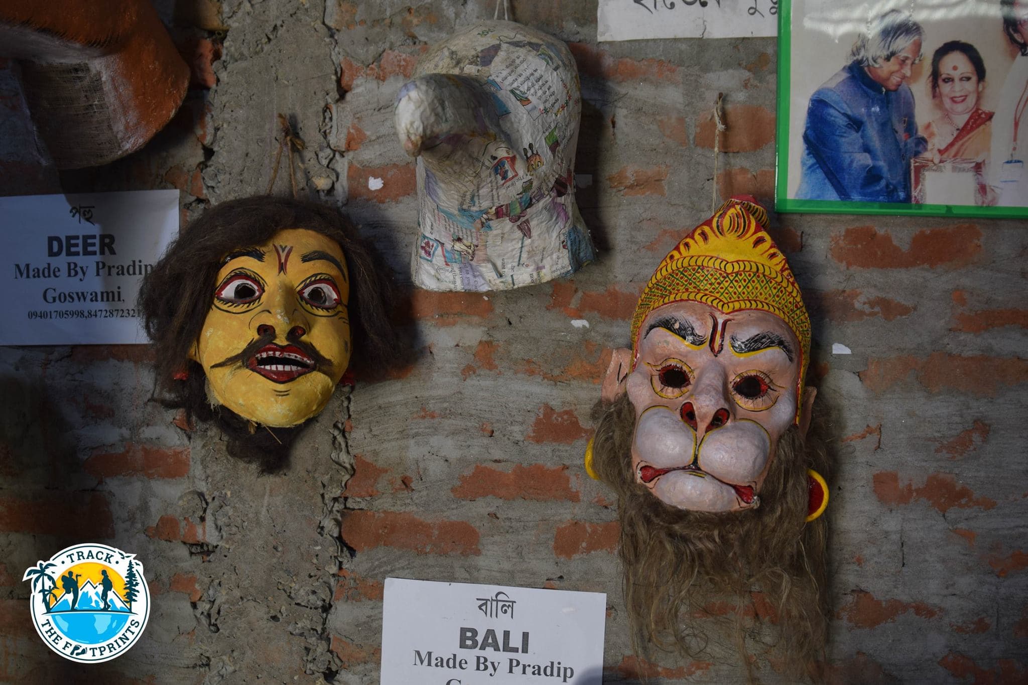 Mask making in Majuli, Assam, India