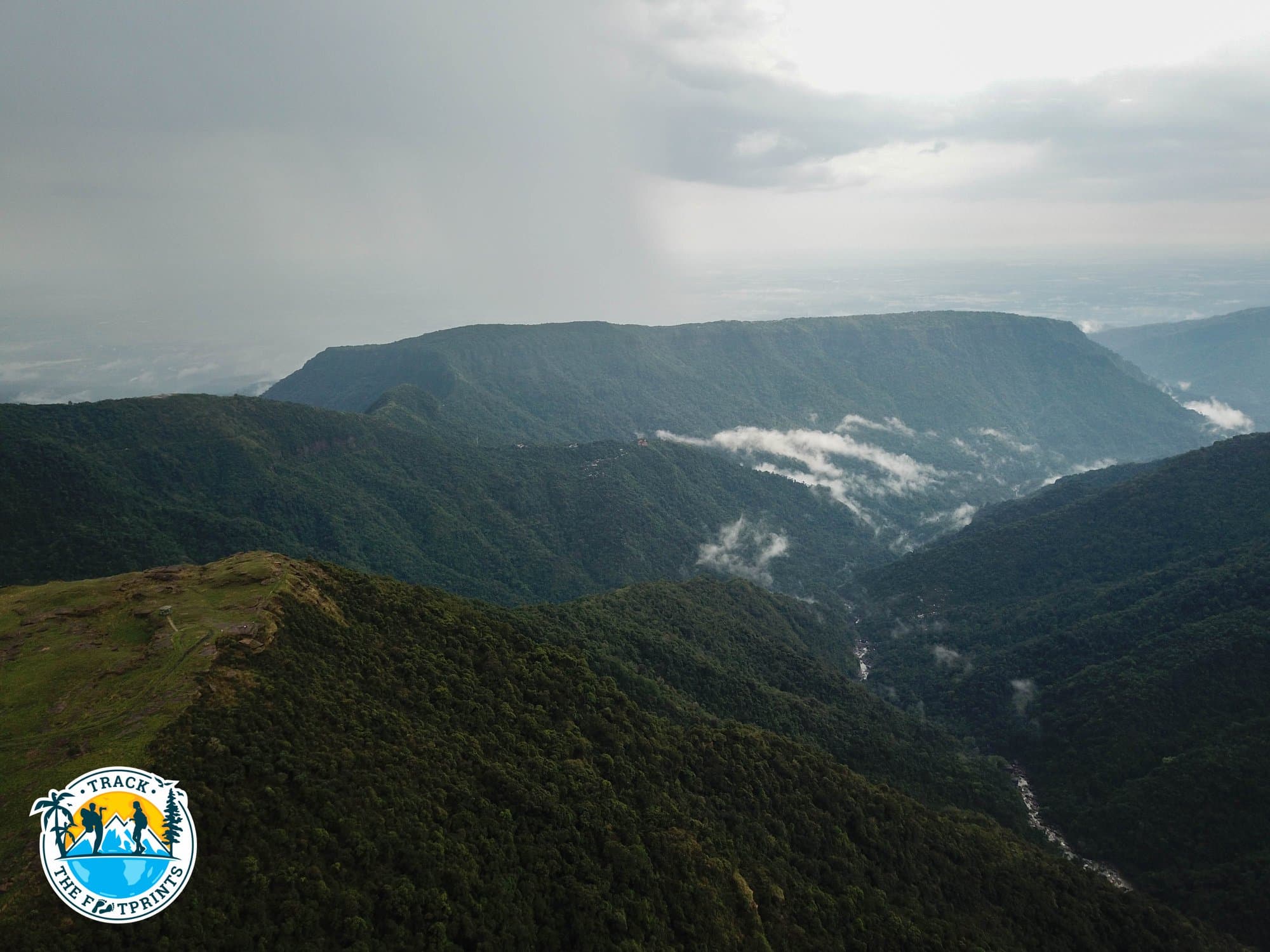 Landscape of Cherrapunji, India