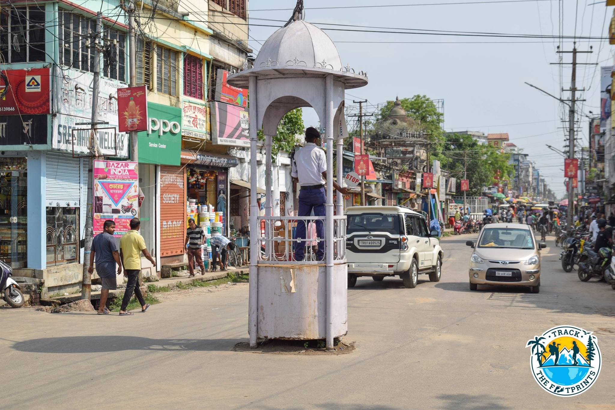 We saw only this in movie before! Agartala, India