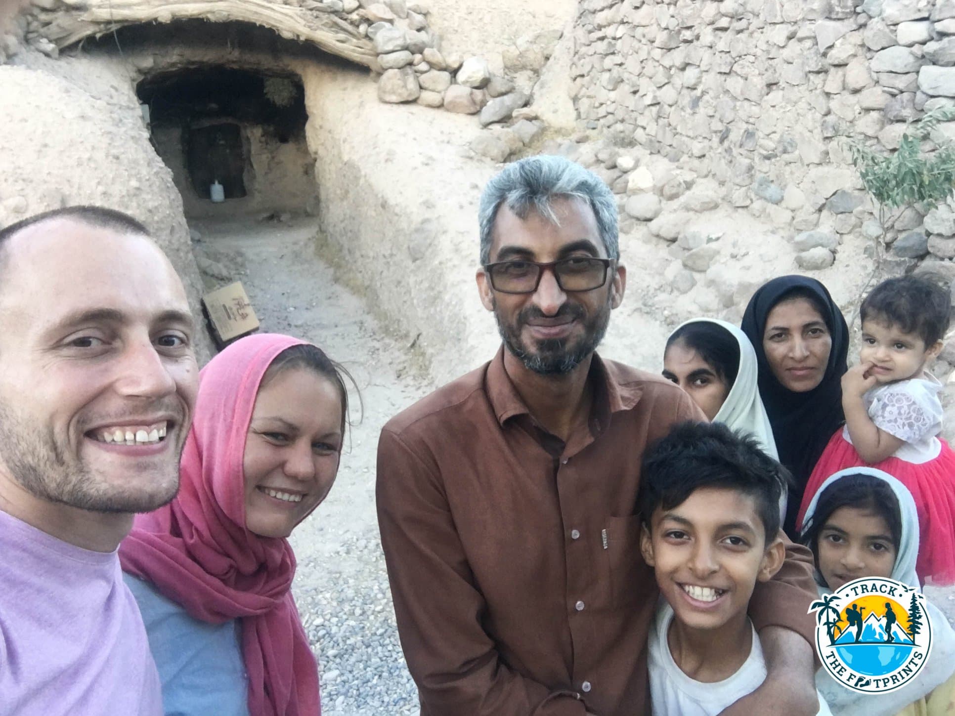 In Meymand, Kerman, Iran — the man tried to convert William to Islam. How brave! ;-)
