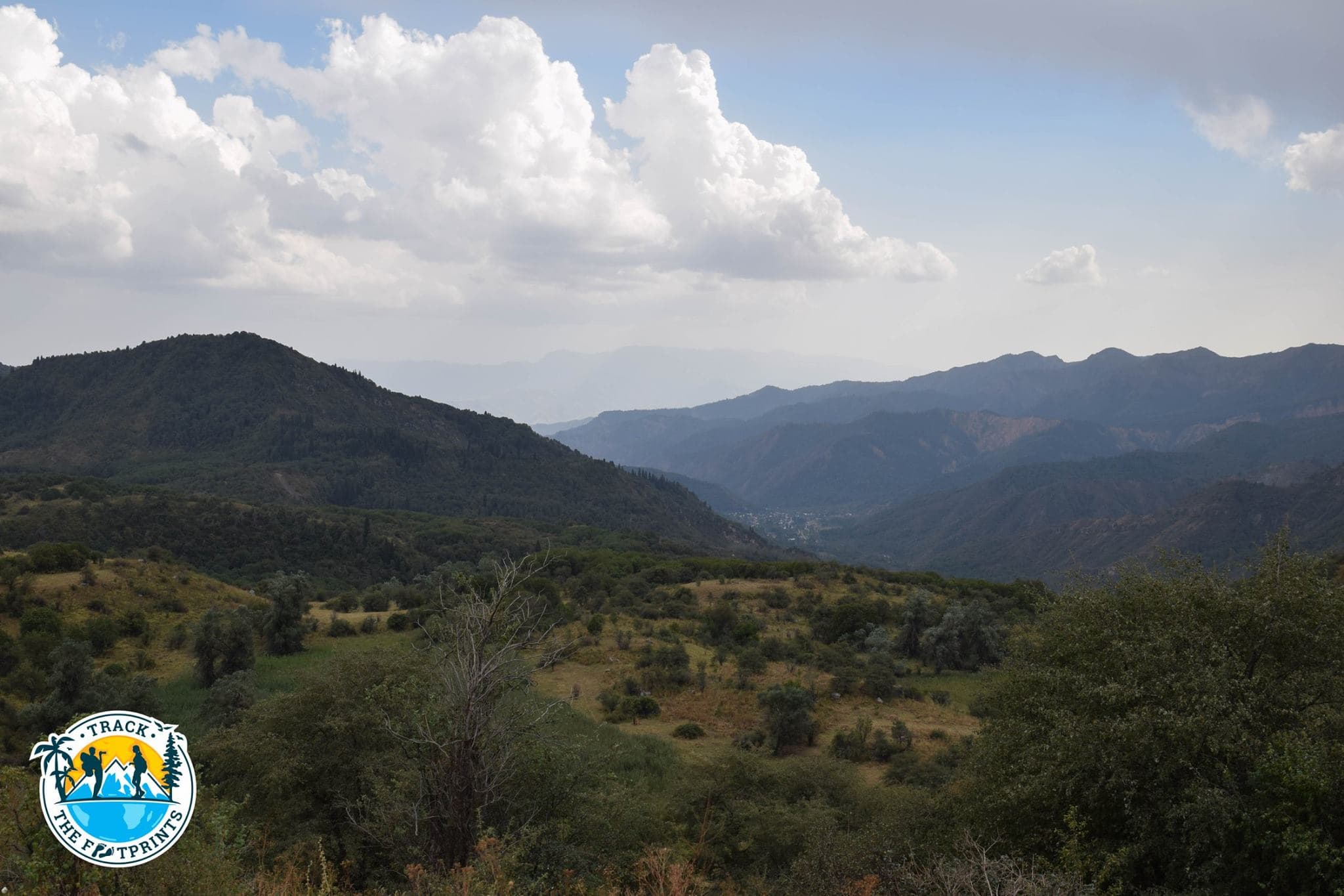 Artik village from Lake Sary-Chelek