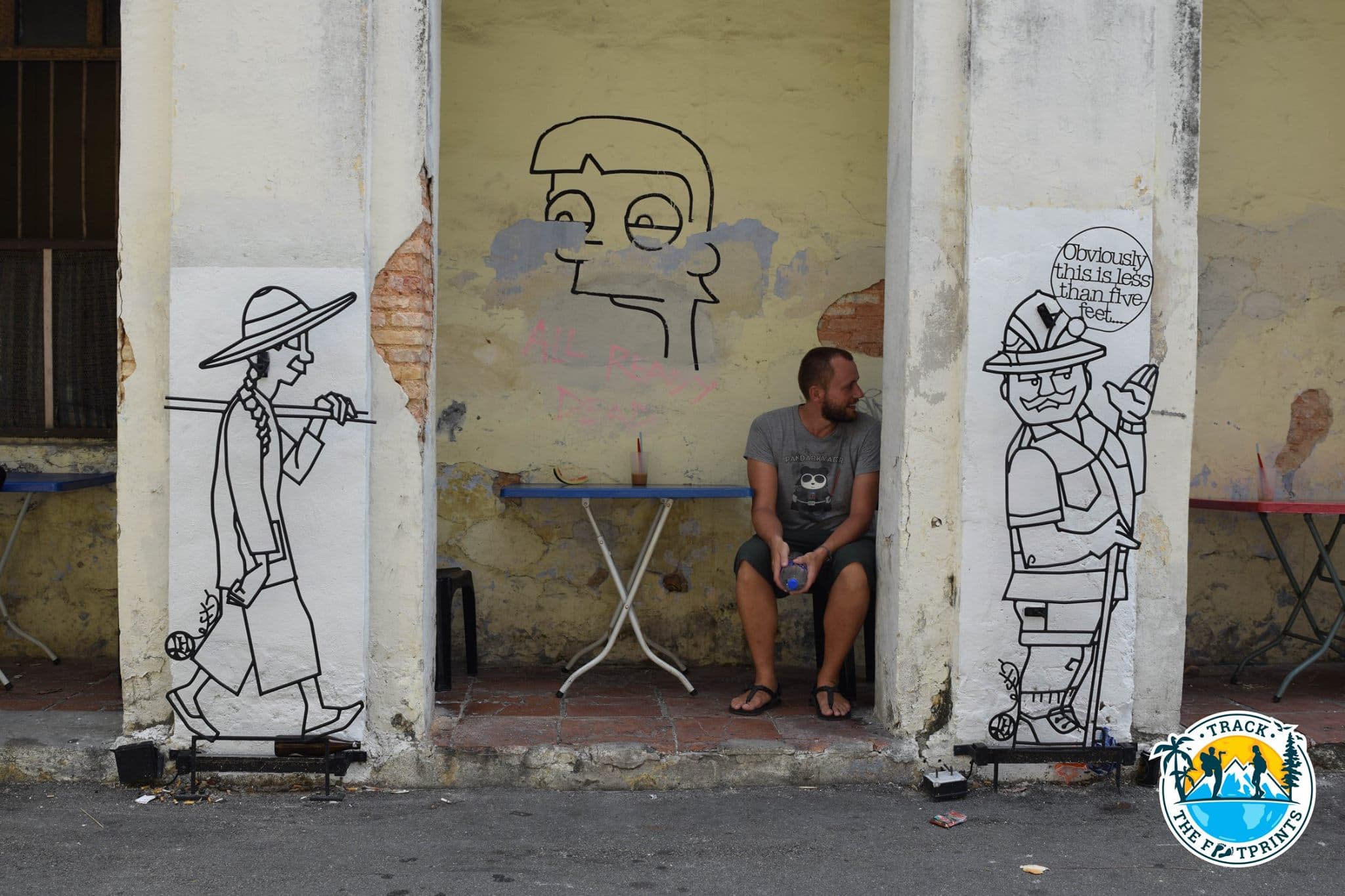 Street art in George Town, Malaysia and William