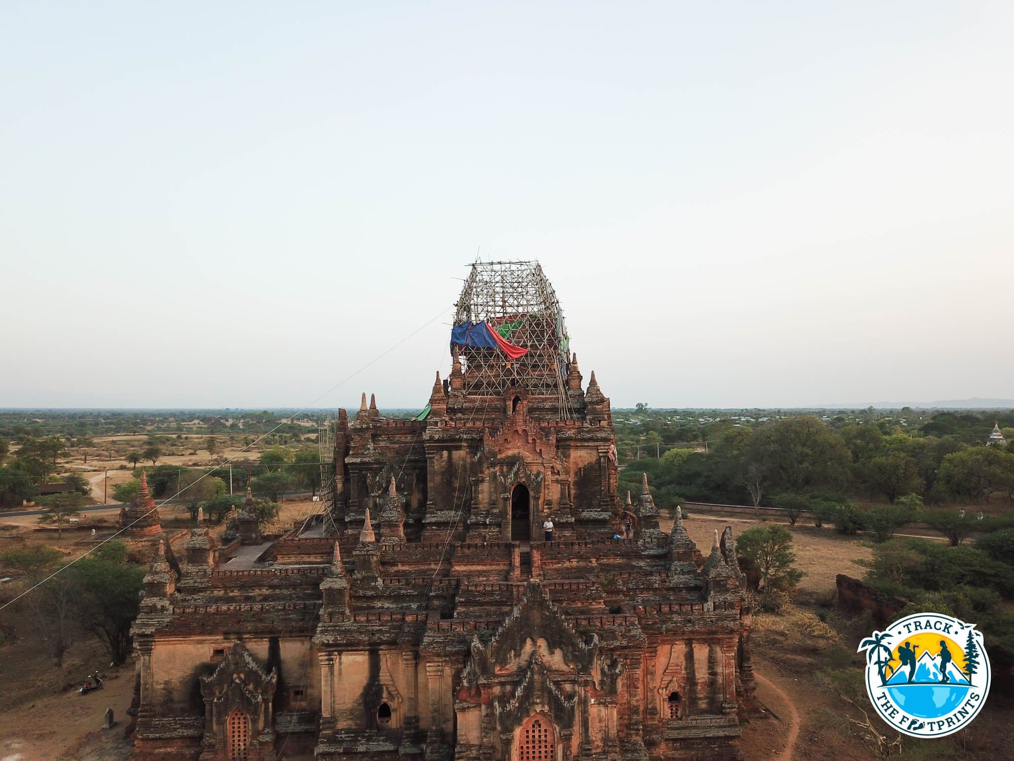 Our temple for the sunset in Bagan