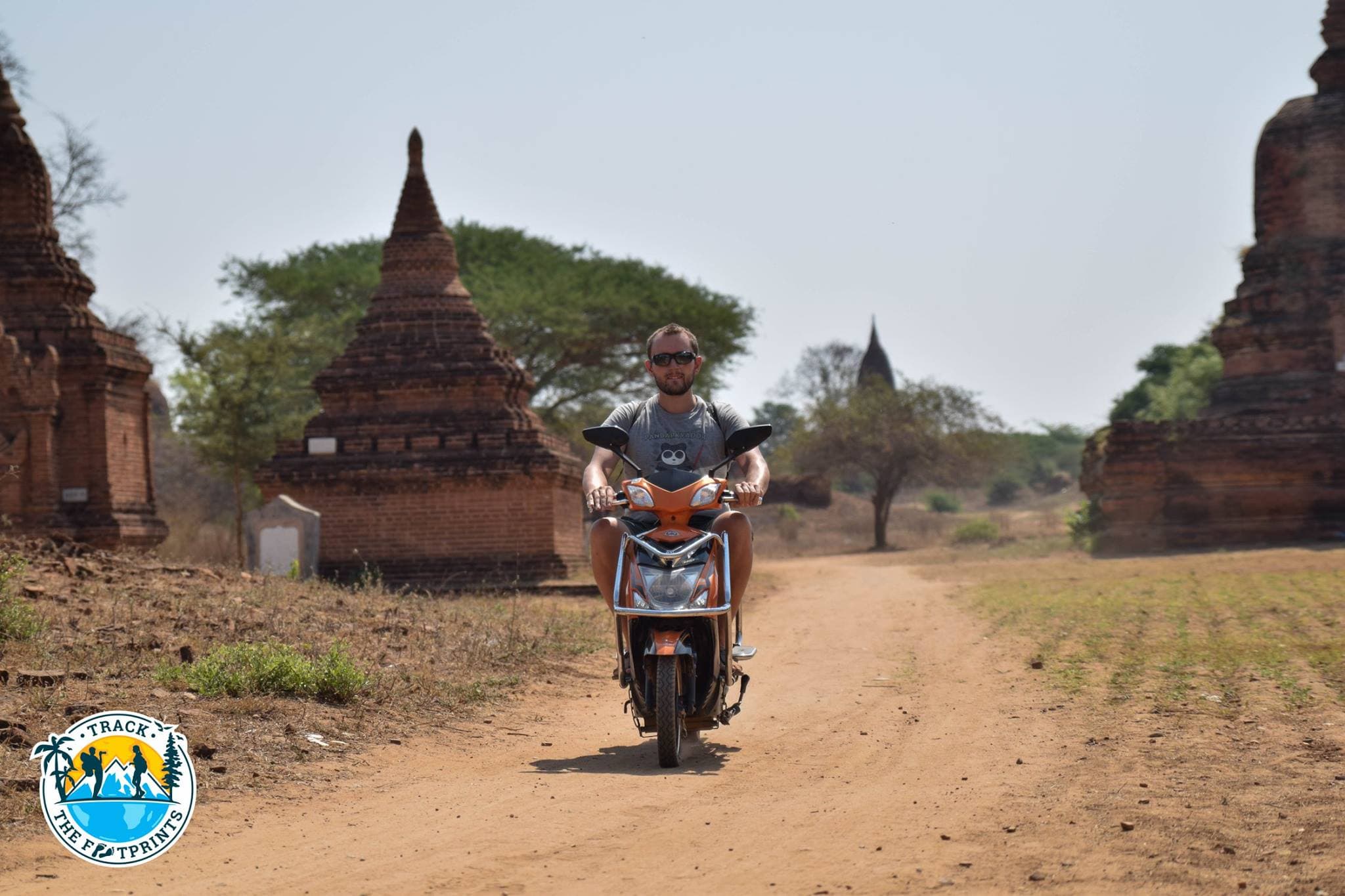 William Bories and his lovely electric scooter ...