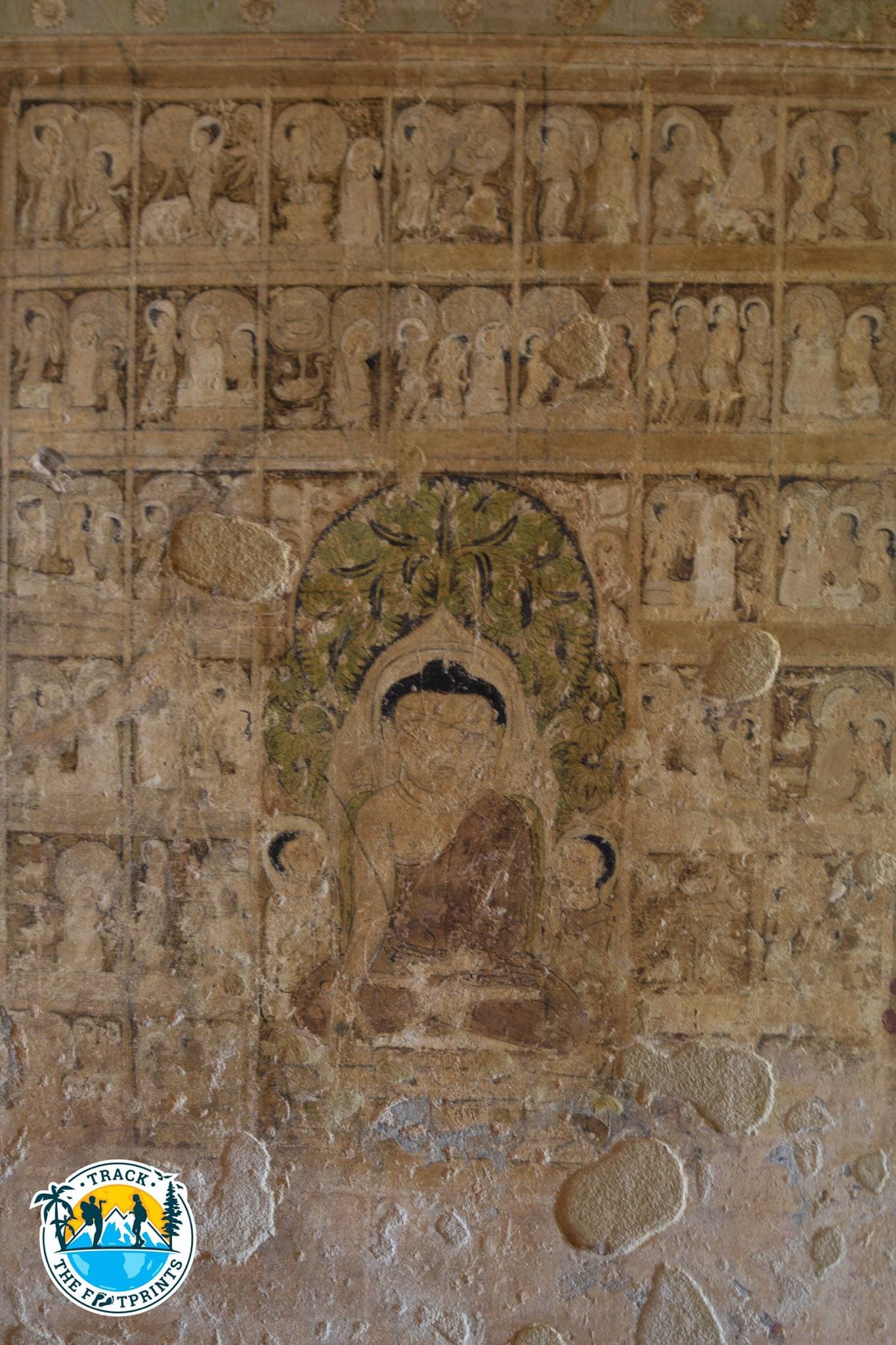Inside one of the Bagan temples