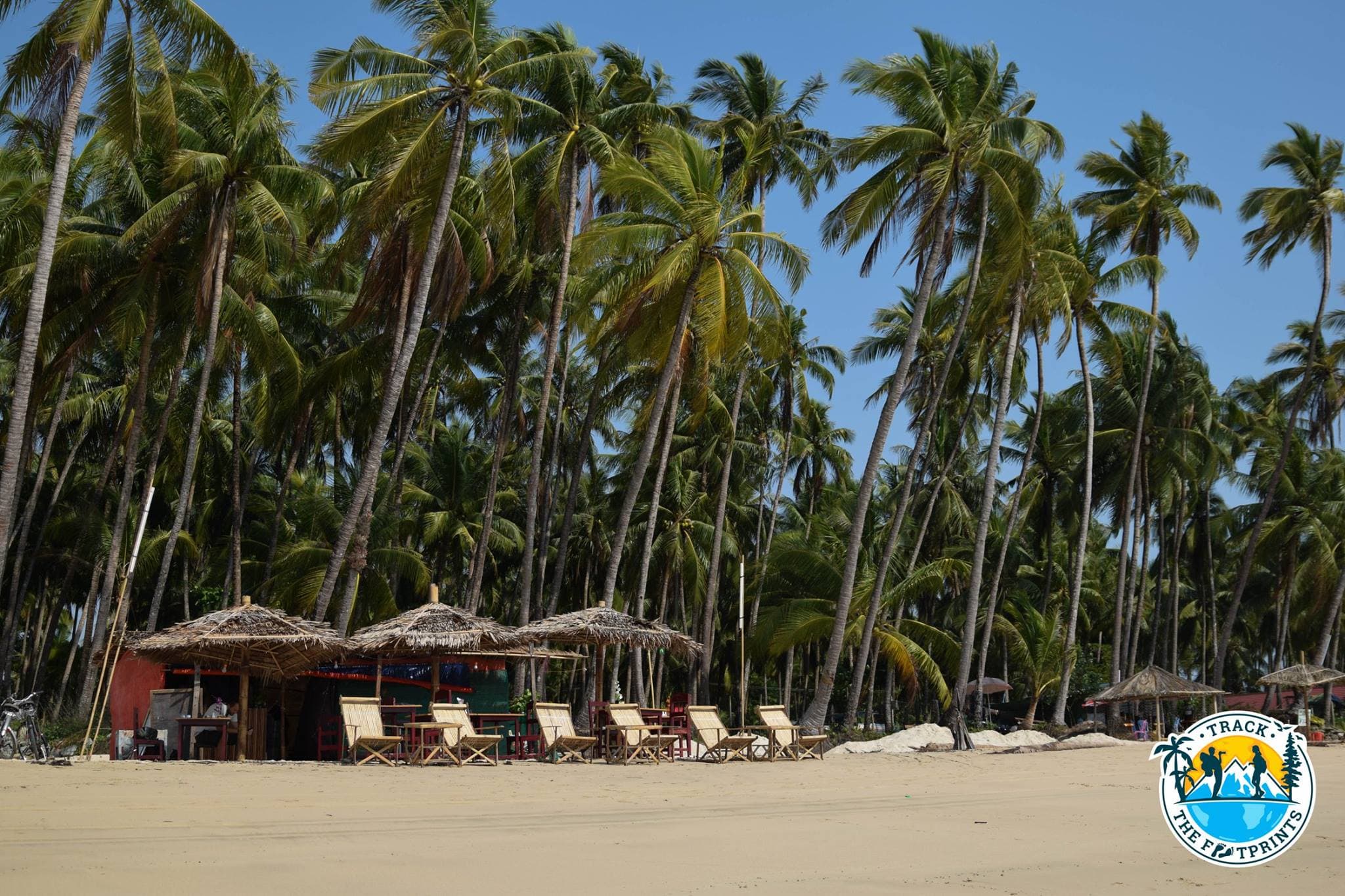 This is a typical view at Ngapali