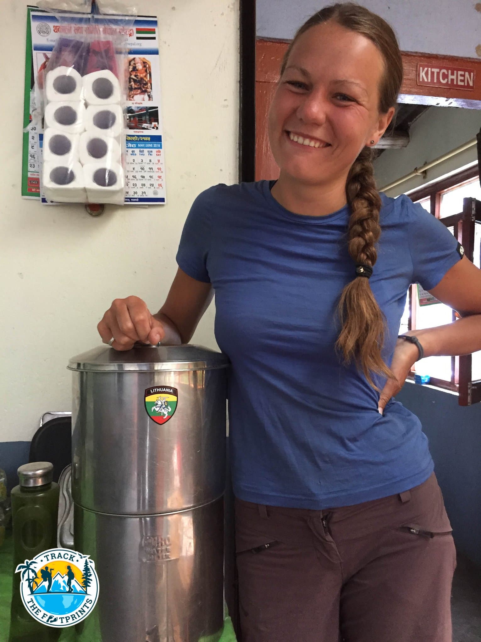 We found a sticker of Lithuanian! Amazing