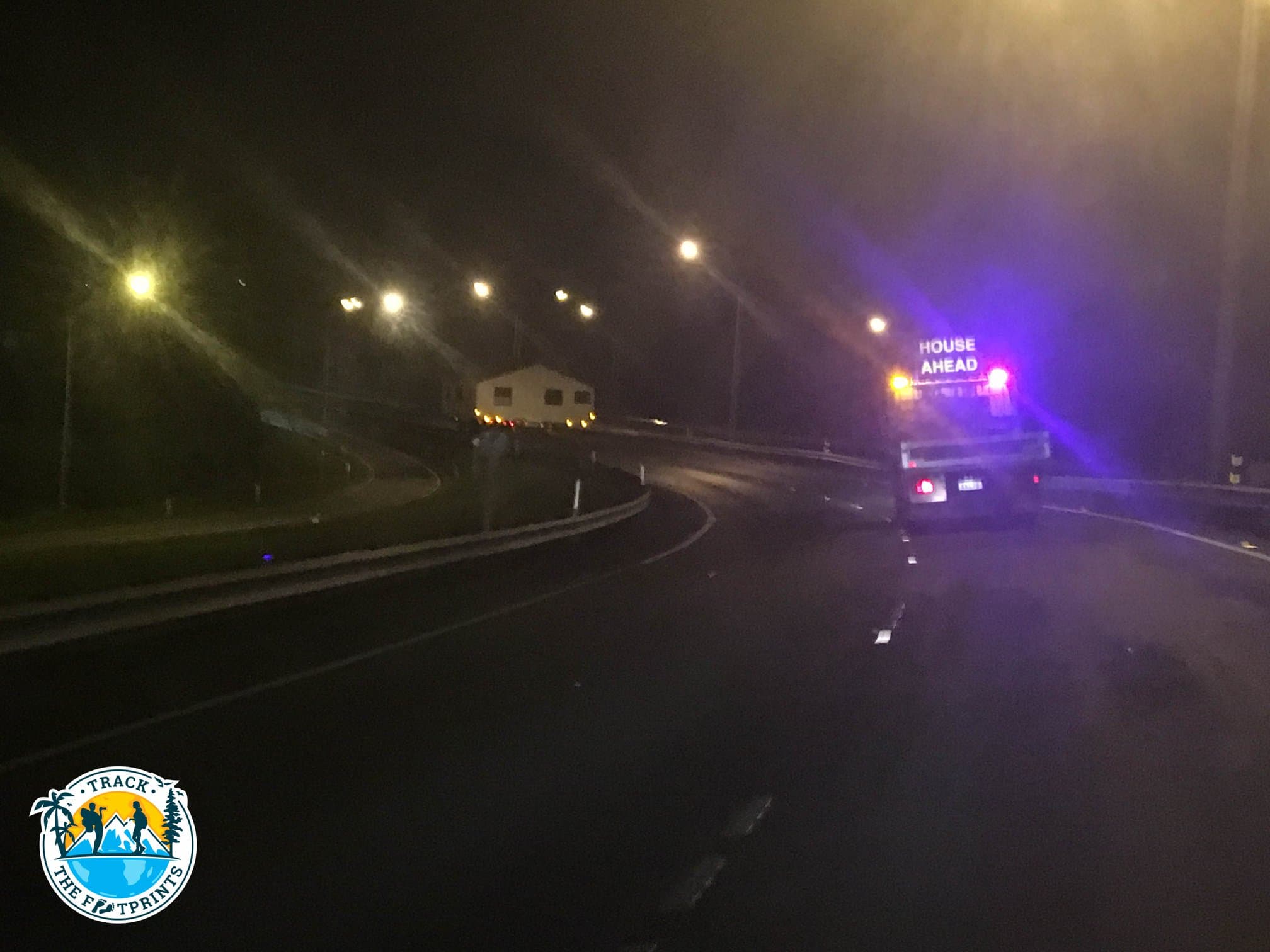New Zealand roads full of surprises — a house on the road!
