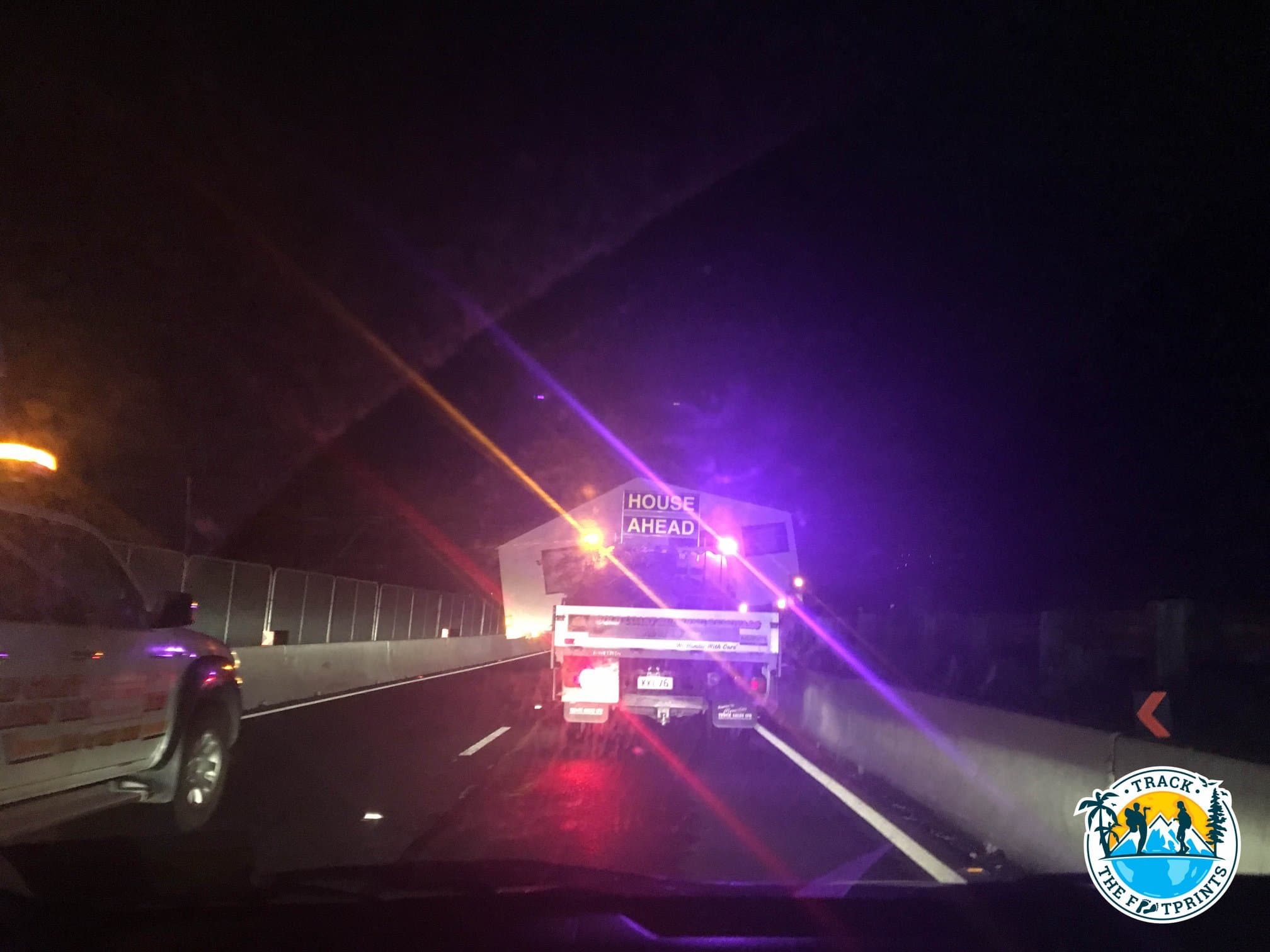 Sometimes not easy for a house to find its way!