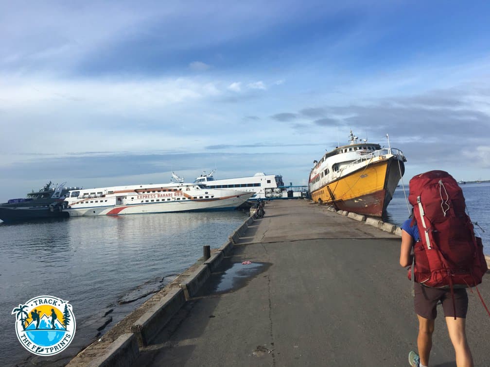 Augustina heading to the ferry for Waisai