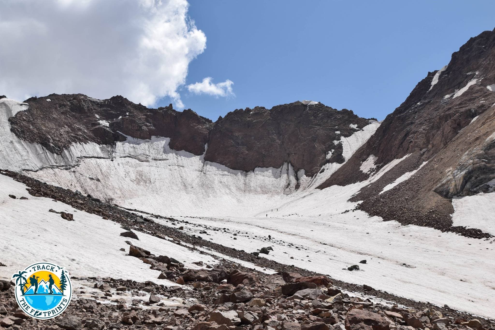 Going up ... more than 4000 now — Fann Mountains