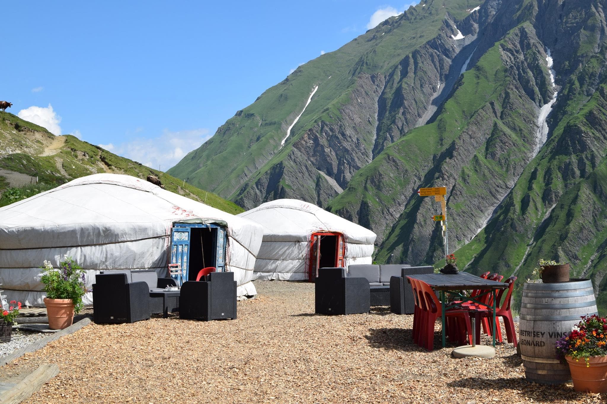 The massif from above