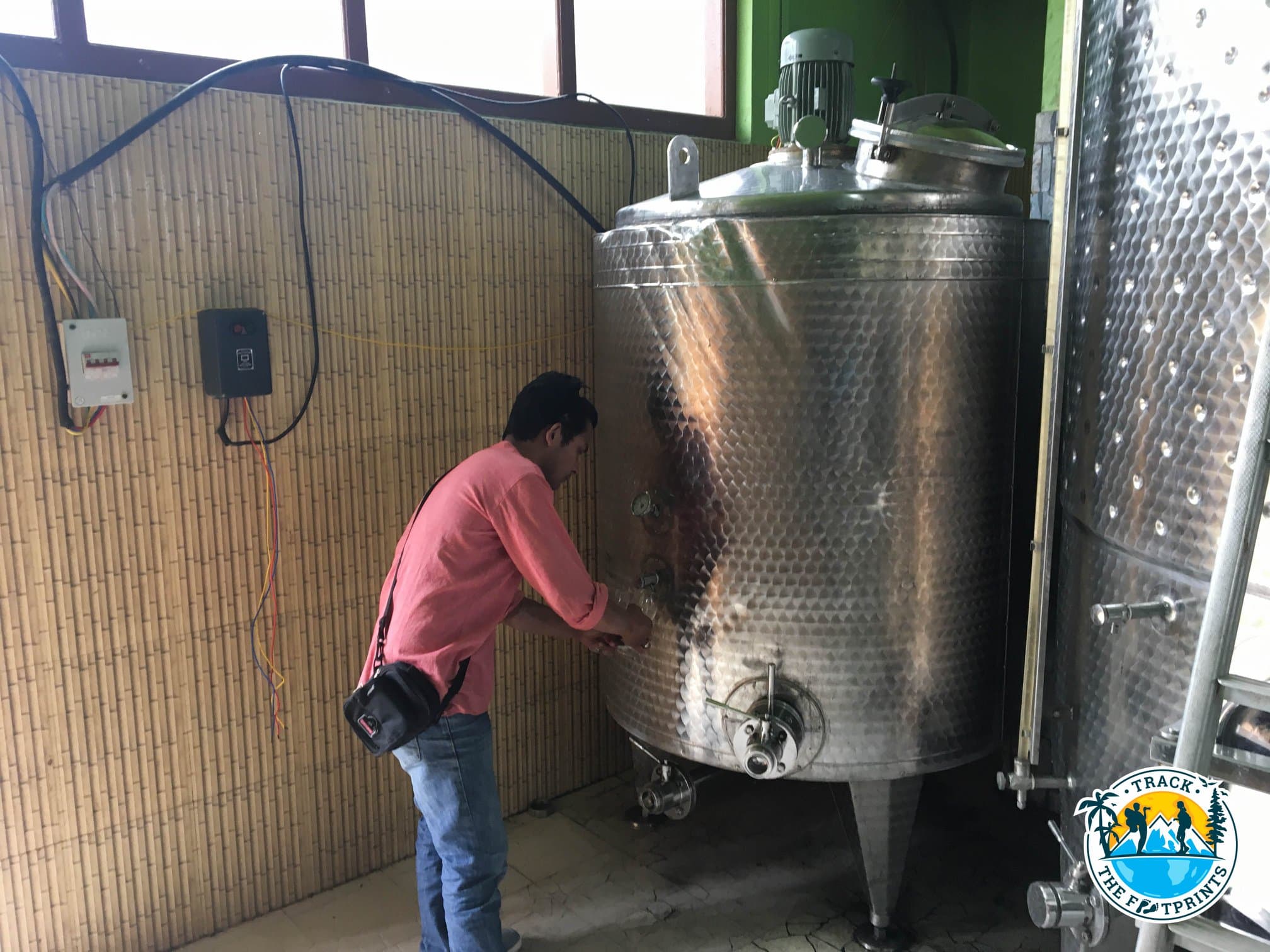 Kiwi wine factory in Ziro Valley