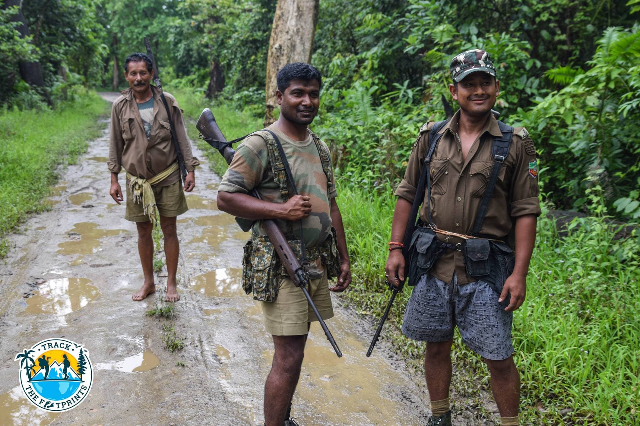 Some really nice rangers of the Kaziranga National Park