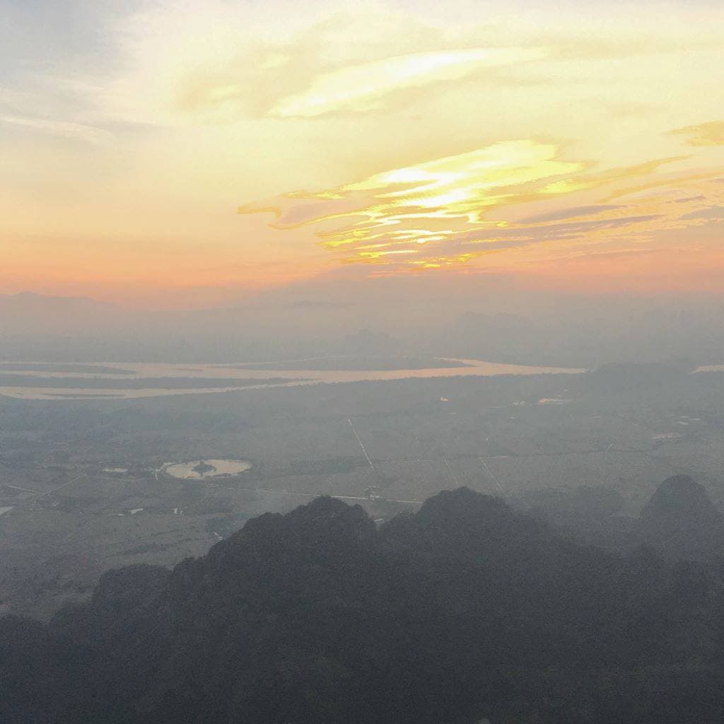 Sunset on Mount Zwegabin