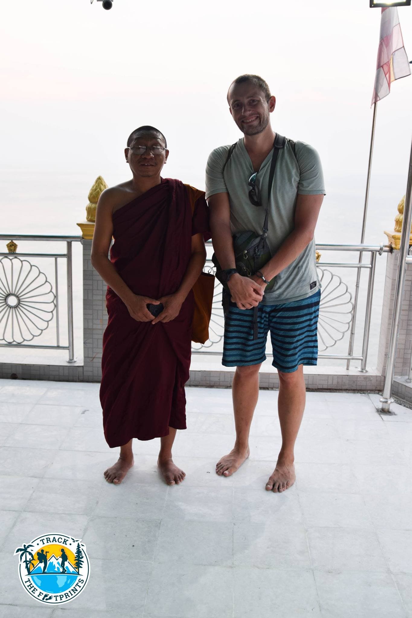 The monk proposed a picture with William
