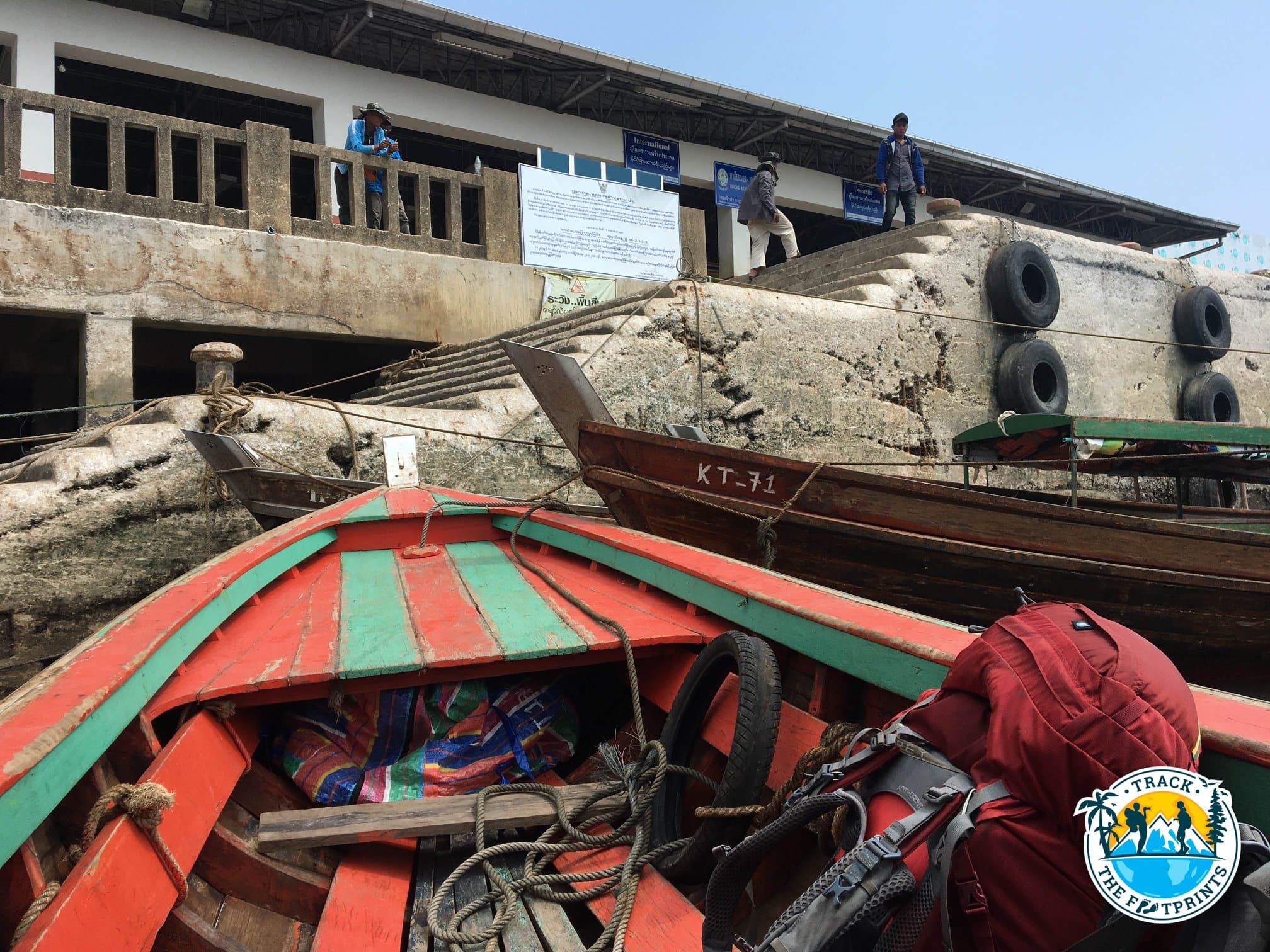 When you cross the border from Thailand to Myanmar