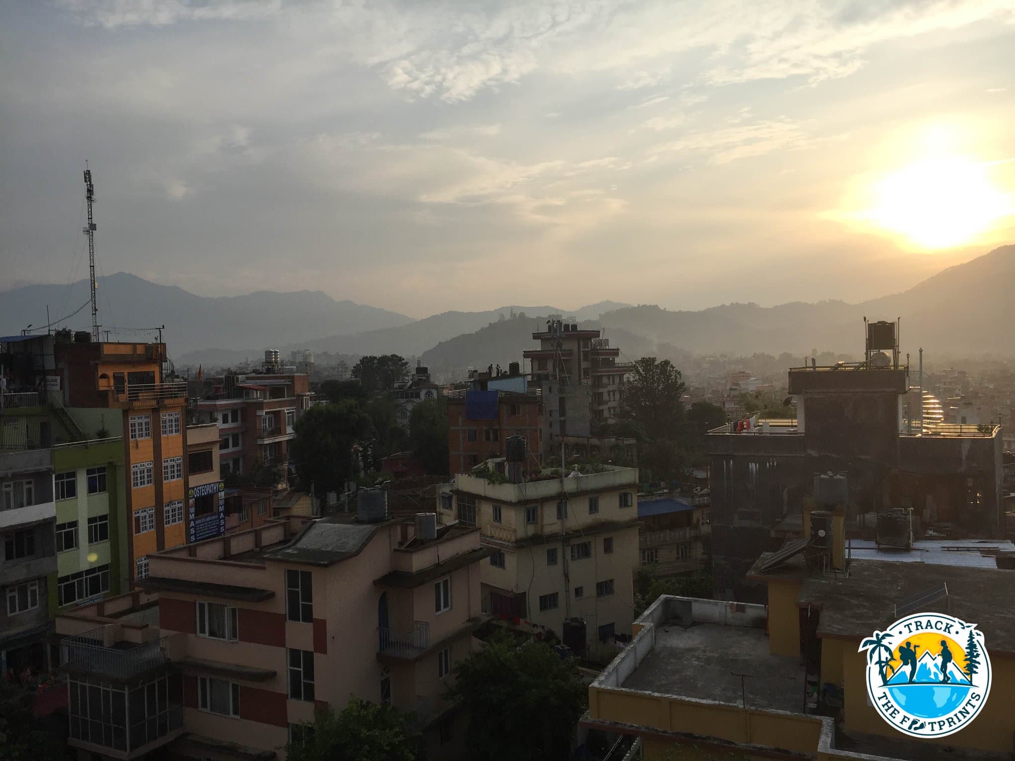 Kathmandu, Nepal sunset